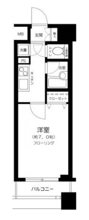 池袋駅 徒歩5分 8階の物件間取画像